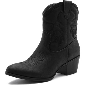 image:imageGLOBALWIN Womens Brown Cowgirl Boots Ankle Booties22yy10 Black2