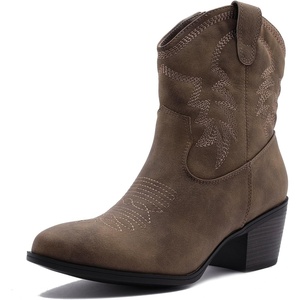 image:imageGLOBALWIN Womens Brown Cowgirl Boots Ankle Booties22yy10 Camel2