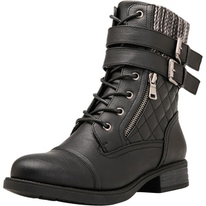 image:imageGLOBALWIN Womens Fashion Low Heels Ankle Boots1903black