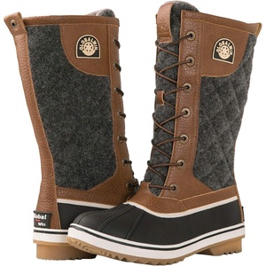 image:imageGLOBALWIN Womens Mid Calf Winter Snow Boots1907brownGrey