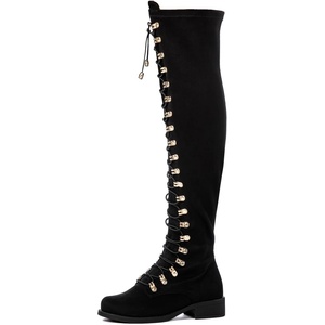image:imageGLOBALWIN Womens Over The Knee Thigh High Tall Boots for Women Long Boots with Side Zipper18yy26 Black2