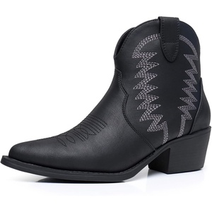 image:imageGLOBALWIN Womens Western Boots Ankle Cowboy Boots For Women23yy06 Black