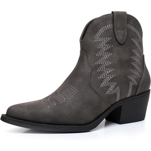 image:imageGLOBALWIN Womens Western Boots Ankle Cowboy Boots For Women23yy06 Grey