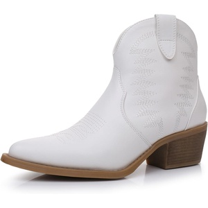 image:imageGLOBALWIN Womens Western Boots Ankle Cowboy Boots For Women23yy06 White