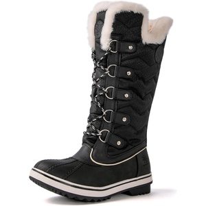 image:imagekingshow Globalwin Womens Snow Boots  MidCalfLength Winter Boots For Women with Faux Fur Lining Insulated Cold Weather Protection and NonSlip Traction SoleBlack2