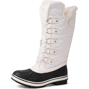 image:imagekingshow Globalwin Womens Snow Boots  MidCalfLength Winter Boots For Women with Faux Fur Lining Insulated Cold Weather Protection and NonSlip Traction SoleWhite2
