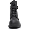 image:imageGLOBALWIN Womens Combat Boots Lace Up Ankle Booties Comfortable Lug Sole Boots For Women Chunky Low Heel21yy28 Black