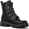 image:imageGLOBALWIN Womens Combat Boots Lace Up Boots For Women Ankle Booties For Women Low Heel22yy03 Black