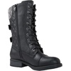 image:imageGLOBALWIN Womens Fashion Low Heels Lace Up Ankle Boots1842 Black