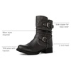 image:imageGLOBALWIN Womens Fur Booties Fashion Combat Ankle Boots For Women17yy12grey