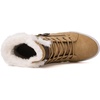 image:imageGLOBALWIN Womens Platform Wedge Sneakers Outdoor AntiSlip Winter Snow Hiking Furry Ankle Boots for Women21yy02 Khaki1