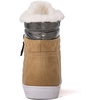 image:imageGLOBALWIN Womens Platform Wedge Sneakers Outdoor AntiSlip Winter Snow Hiking Furry Ankle Boots for Women21yy02 Khaki1