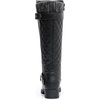 image:imageGLOBALWIN Womens Quilted Knee High Boots For Women Low Heel Comfortable Fashion Riding Boots19yy01black