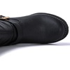 image:imageGLOBALWIN Womens Quilted Knee High Boots Low Heel Comfortable Fashion Dressy Riding Boots For Women19yy03 Black2