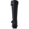 image:imageGLOBALWIN Womens Quilted Knee High Boots Low Heel Comfortable Fashion Dressy Riding Boots For Women19yy03 Black2