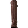 image:imageGLOBALWIN Womens Quilted Knee High Boots Low Heel Comfortable Fashion Dressy Riding Boots For Women19yy03brown