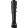 image:imageGLOBALWIN Womens Quilted Knee High Fashion Boots Strappy Boots For Women21yy10 Black3
