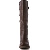image:imageGLOBALWIN Womens Quilted Knee High Fashion Boots Strappy Boots For Women21yy10 Brown3