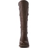 image:imageGLOBALWIN Womens Quilted Knee High Fashion Boots Strappy Boots For Women21yy10 Brown4