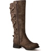 image:imageGLOBALWIN Womens Quilted Knee High Fashion Boots Strappy Boots For Women21yy10 Camel2