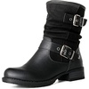 image:imageGLOBALWIN Womens Fur Booties Fashion Combat Ankle Boots For Women17yy12black