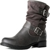 image:imageGLOBALWIN Womens Fur Booties Fashion Combat Ankle Boots For Women17yy12grey