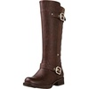 image:imageGLOBALWIN Womens Quilted Knee High Boots For Women Low Heel Comfortable Fashion Riding Boots19yy01brown