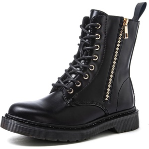 image:imageGLOBALWIN Womens Combat Boots Lace Up Boots For Women Ankle Booties For Women Low Heel21yy19 Black
