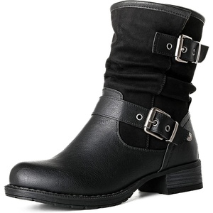image:imageGLOBALWIN Womens Fur Booties Fashion Combat Ankle Boots For Women17yy12black