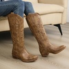 image:imageGLOBALWIN Womens Knee High Cowboy Boots Brown Cowgirl Boots25yy10 Camel