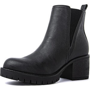 image:imageGLOBALWIN Womens Ankle Boots Fashion Booties For Women Low Heel21yy12 Black
