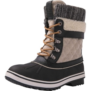 image:imageGLOBALWIN Womens Waterproof Winter Boots Snow Boots For Women1910 BlackBeige